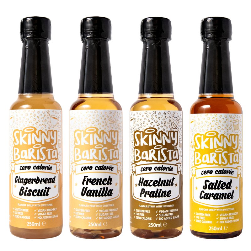 250ml Barista Syrup Bundle 4 For £10 - theskinnyfoodco