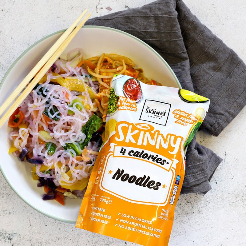 4 Calorie Shirataki Low Calorie Skinny Noodles - 210g - theskinnyfoodco