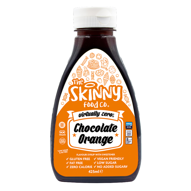NEW Skinny Chocolate Orange Flavour Syrup - Low Calorie - 425ml