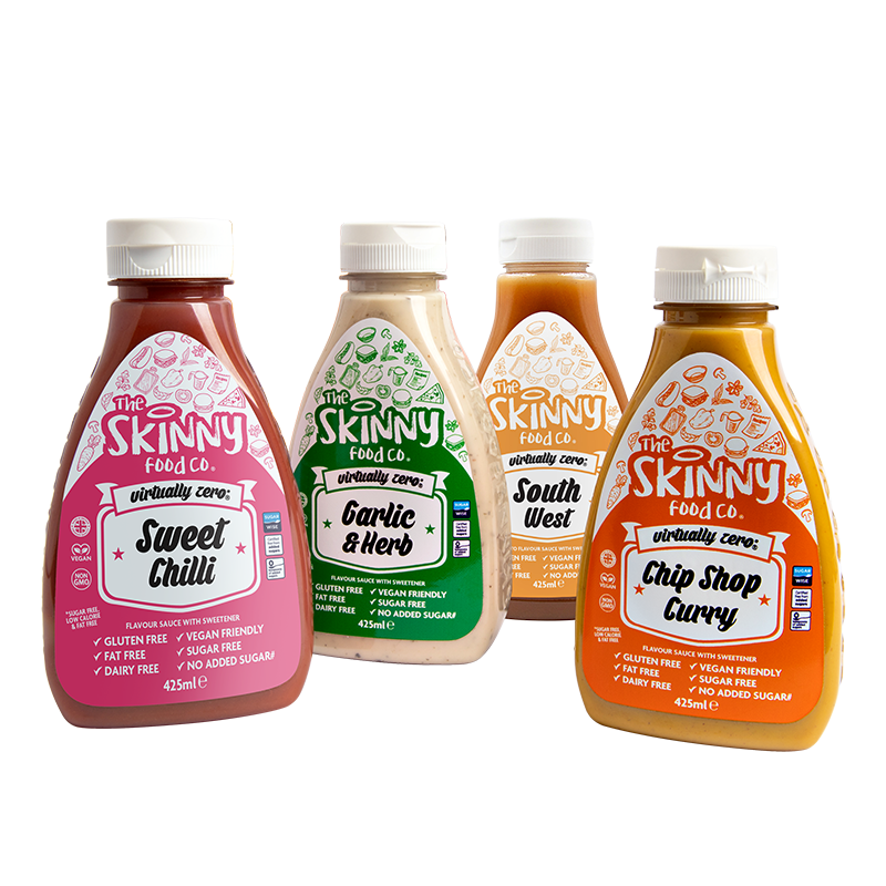 The Skinny Food Co Official Site  Zero Calorie Syrups Sauces & Snacks –  theskinnyfoodco
