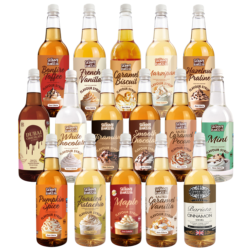 Jarabe Barista Mega Pack de Skinny Food Co (16 × 1 L)