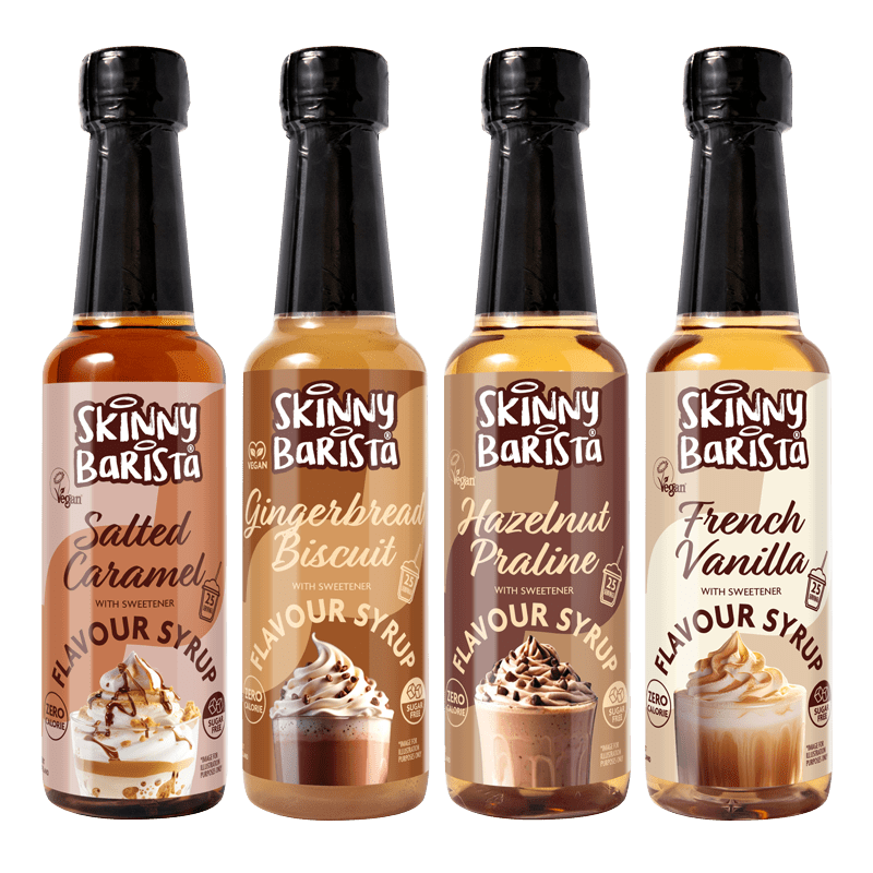 Barista Syrup Bundle 4 For £11.99 - theskinnyfoodco