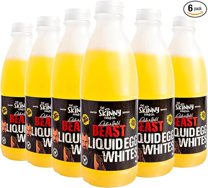 BEAST Free Range Liquid Egg Whites - 6 x 1 Litre - theskinnyfoodco