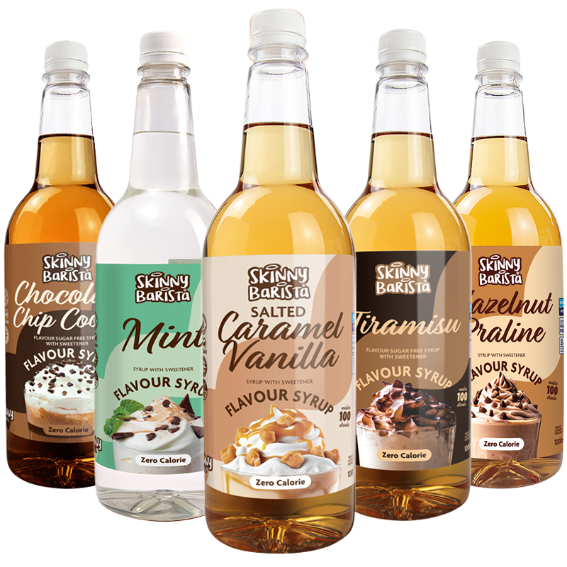 Best Selling 1 Litre Coffee Syrup Bundle - theskinnyfoodco