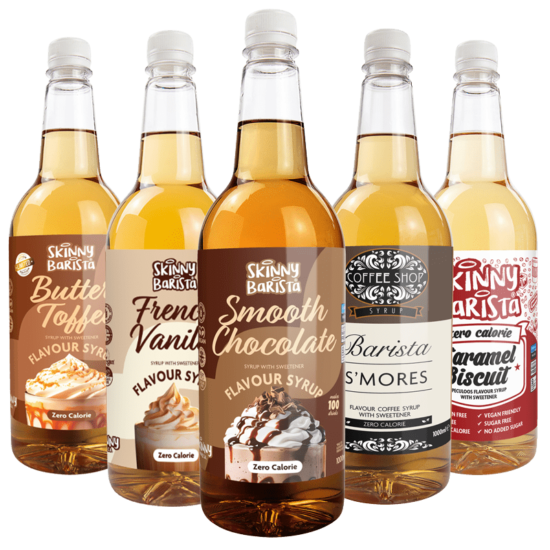 Best Selling 1 Litre Coffee Syrup Bundle - theskinnyfoodco