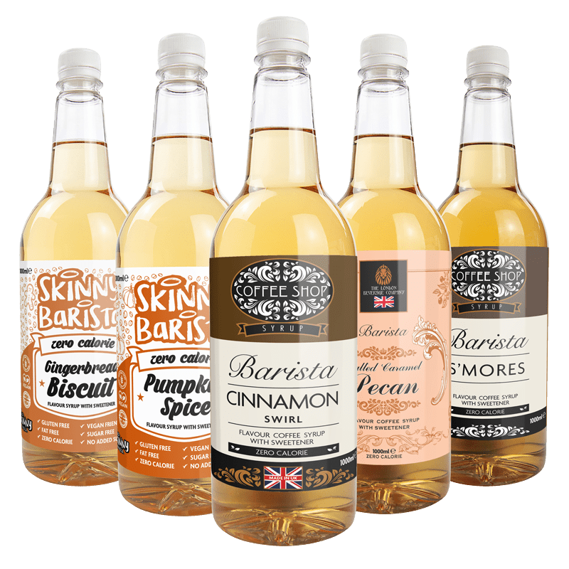 Best Selling 1 Litre Coffee Syrup Bundle - theskinnyfoodco