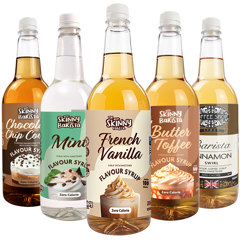 Best Selling 1 Litre Coffee Syrup Bundle - theskinnyfoodco