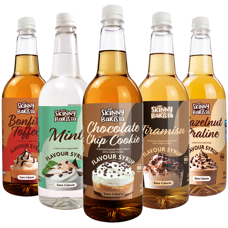 Paquete de jarabe de café de 1 litro más vendido - theskinnyfoodco