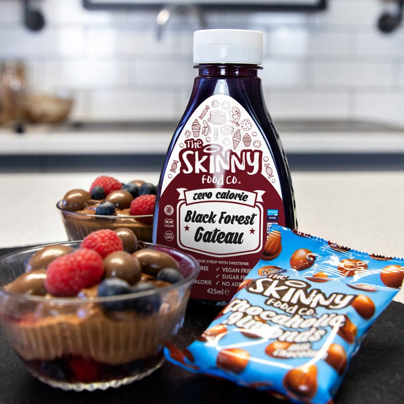 Black Forest Gateau Zero Calorie Sugar Free Skinny Syrup - 425ml - theskinnyfoodco