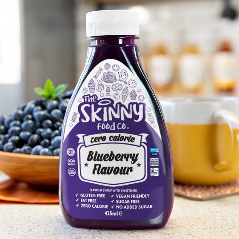 Blueberry Syrup - Zero Calorie Sugar Free Skinny Syrup - 425ml - theskinnyfoodco