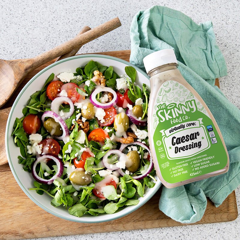 Caesar Dressing Flavour Virtually Zero© Sugar Free Skinny Sauce - 425ml - theskinnyfoodco