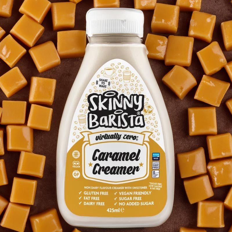 Caramel Flavour Caramel Creamer - Non - Dairy Skinny Creamer - 425ml - theskinnyfoodco