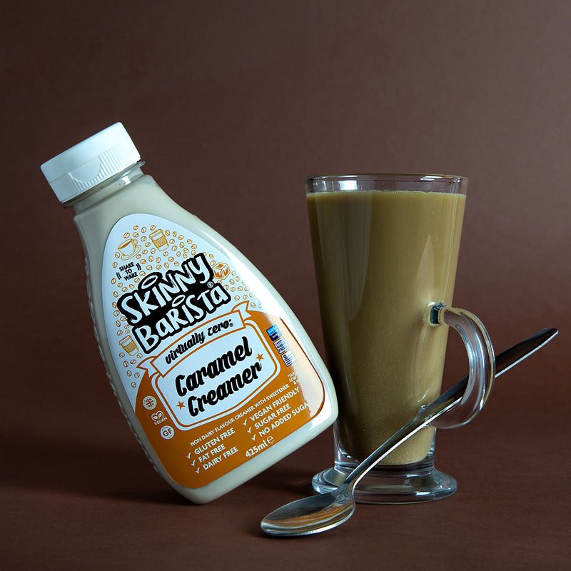 Caramel Flavour Caramel Creamer - Non - Dairy Skinny Creamer - 425ml - theskinnyfoodco