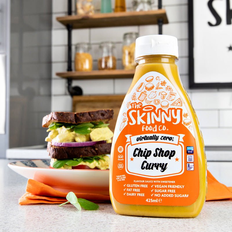 Chip Shop Curry & South West Virtually Zero Sugar Free Skinny Sauce - 425ml - theskinnyfoodco