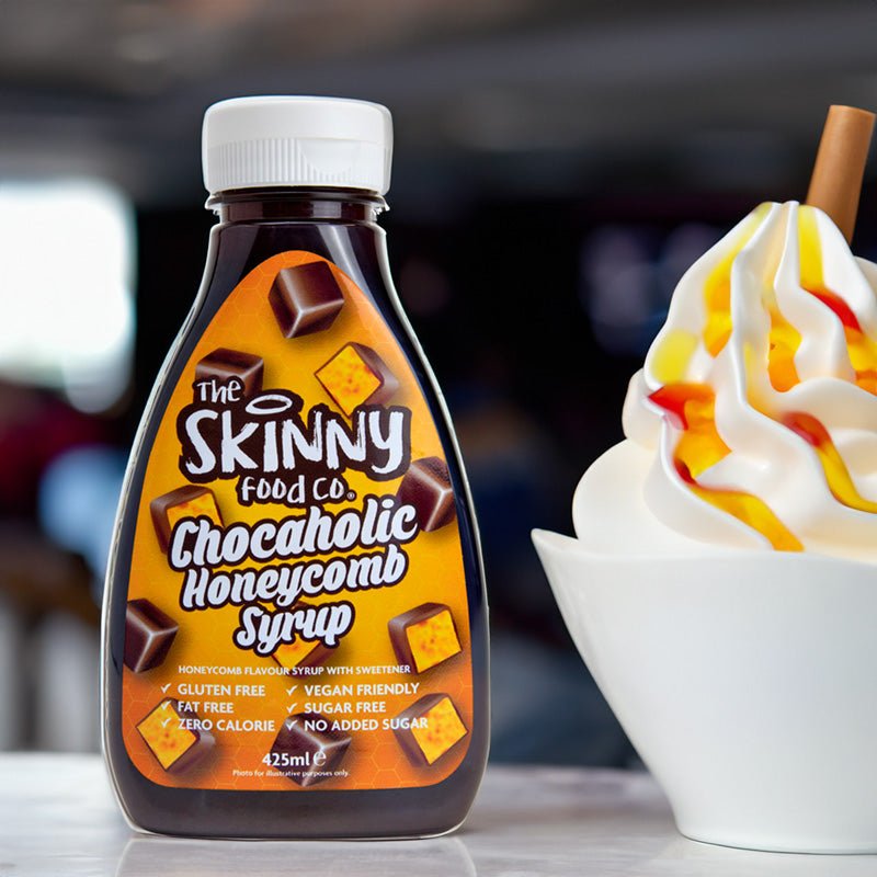 Chocaholic Chocolate & Honeycomb Flavour Syrup - Low Calorie - 425ml - theskinnyfoodco