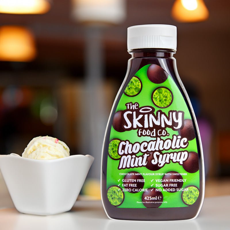 Chocaholic Chocolate & Mint Flavour Syrup - Low Calorie - 425ml - theskinnyfoodco