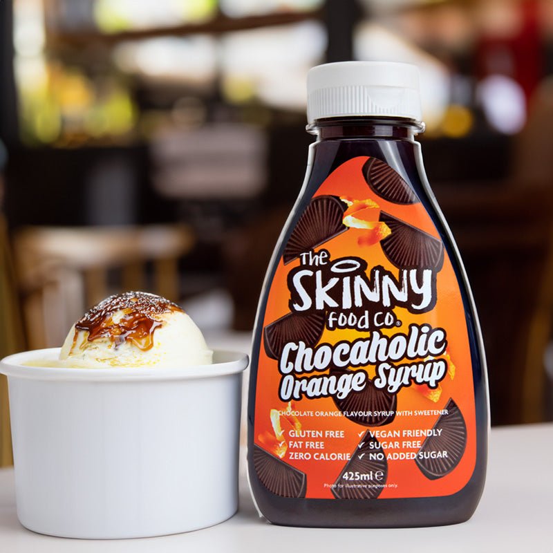 Chocaholic Chocolate Orange Flavour Syrup - Low Calorie - 425ml - theskinnyfoodco