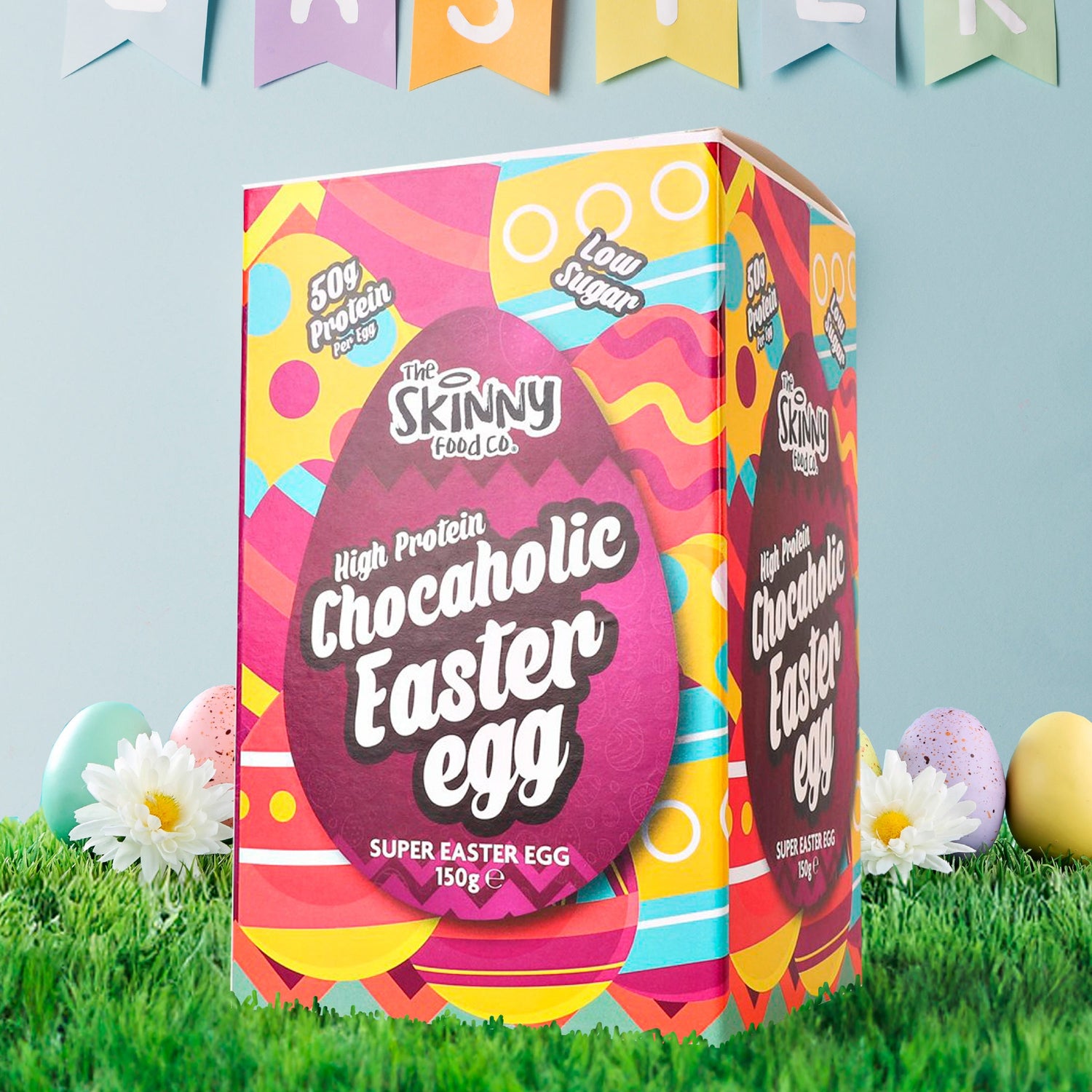 Chocaholic High Protein Easter Egg - 50g Protein Per Egg - theskinnyfoodco