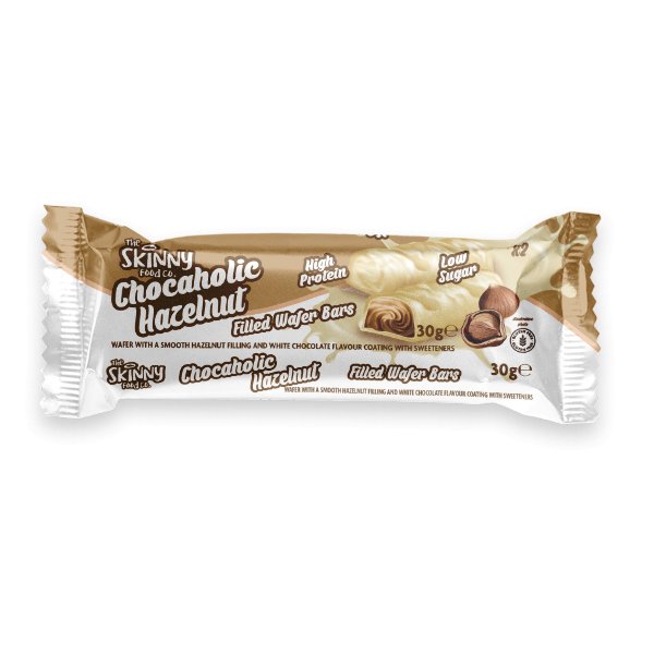 Chocaholic High Protein Filled Wafer Bar - 30g (3 flavours) - theskinnyfoodco
