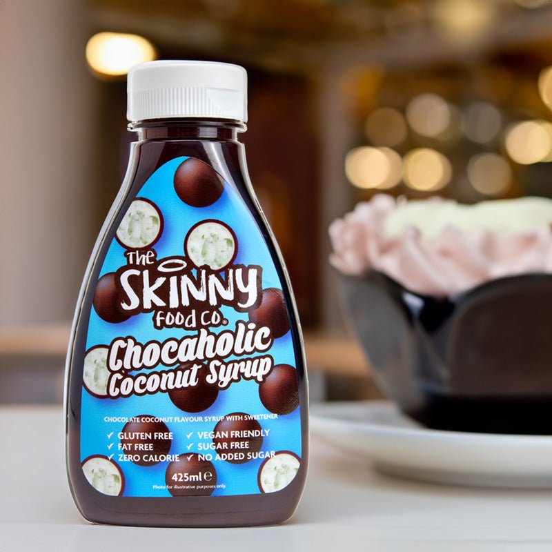 Chocolate and Coconut Flavour Syrup - Zero Calorie - 425ml - theskinnyfoodco