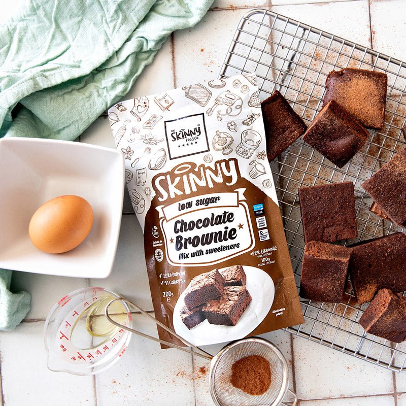 Chocolate Brownie Low Sugar Baking Mix - 200g - theskinnyfoodco