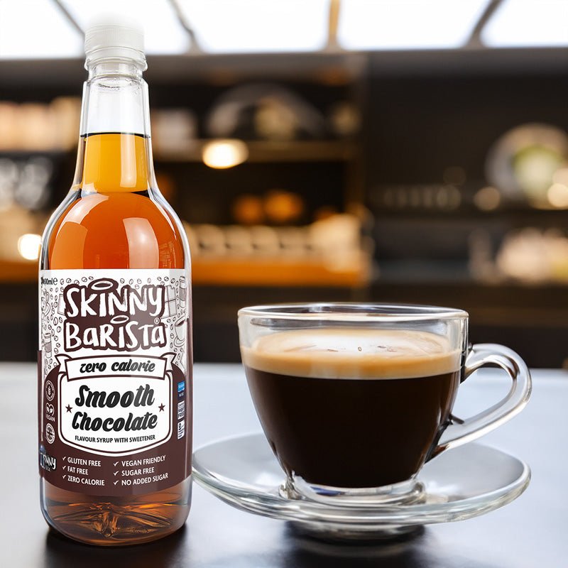 Chocolate Flavour Syrup Coffee - Sugar Free Skinny Coffee Syrup - 1 Litre - theskinnyfoodco