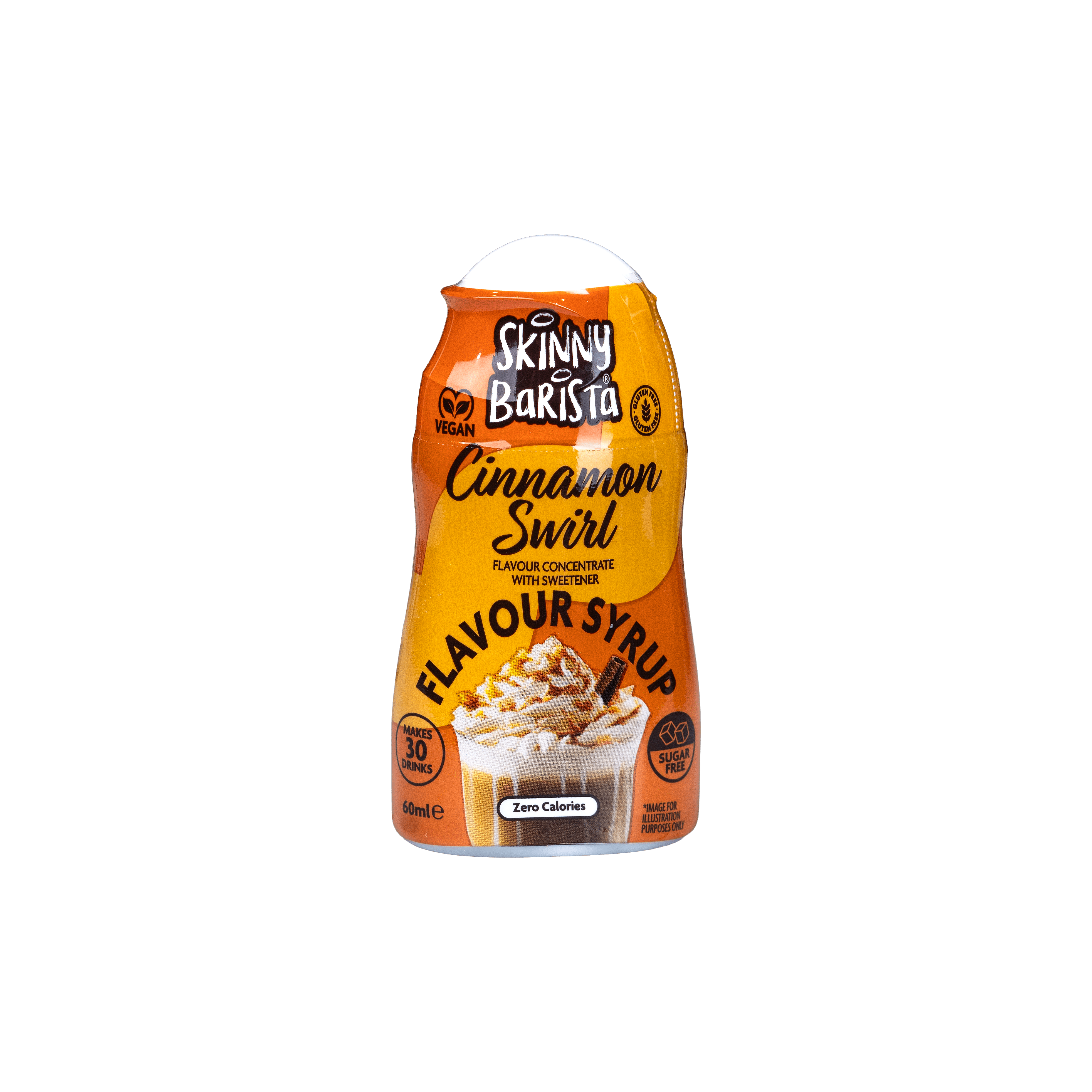 Cinnamon Barista Shot Sugar Free Skinny Coffee Syrup - 60ml - theskinnyfoodco