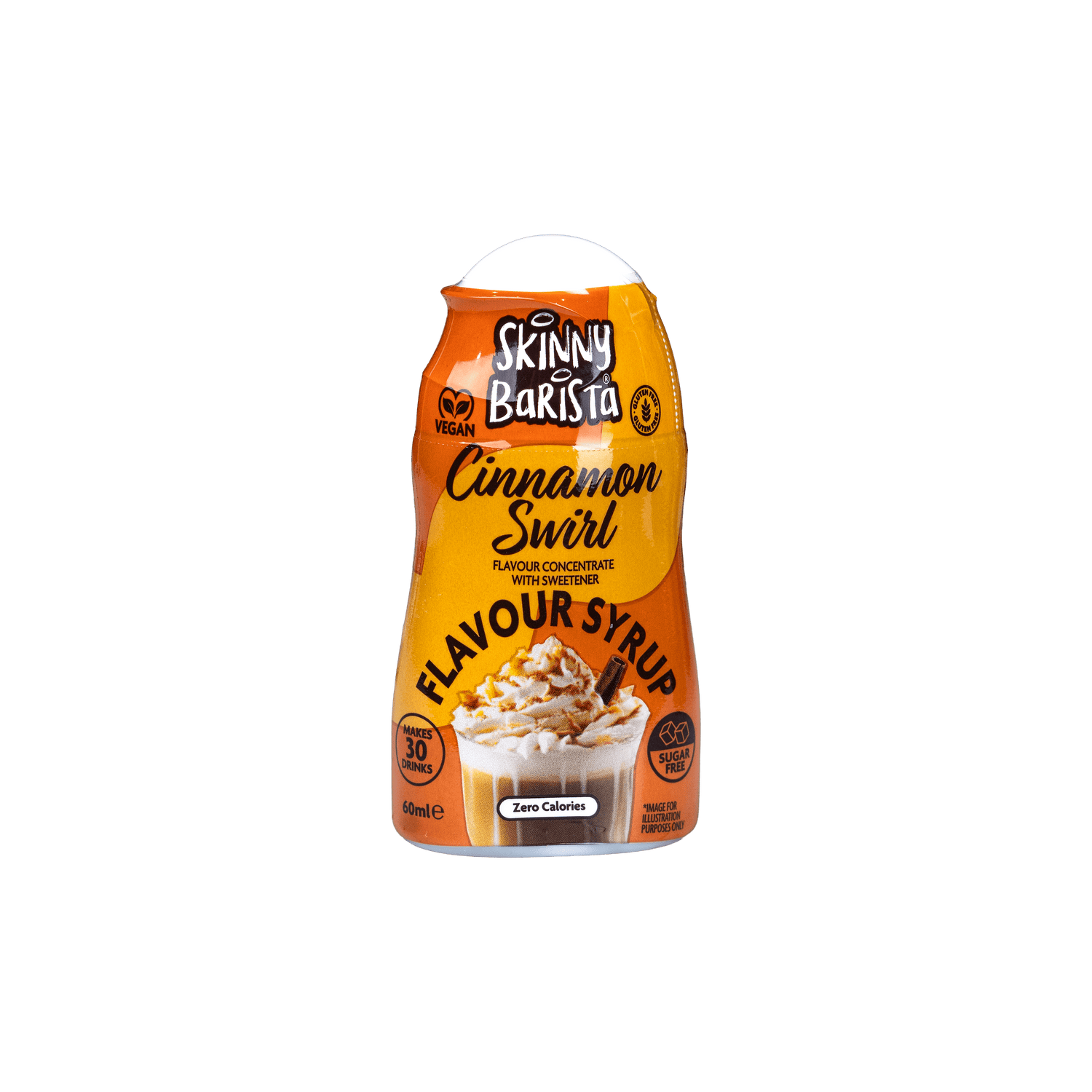 Cinnamon Barista Shot Sugar Free Skinny Coffee Syrup - 60ml - theskinnyfoodco