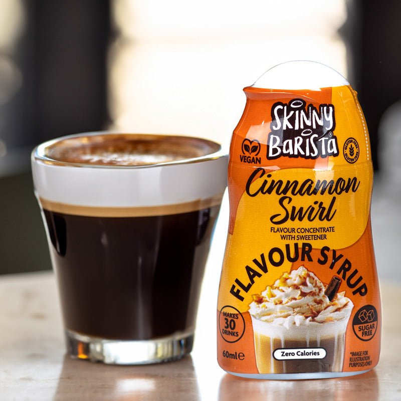 Cinnamon Barista Shot Sugar Free Skinny Coffee Syrup - 60ml - theskinnyfoodco