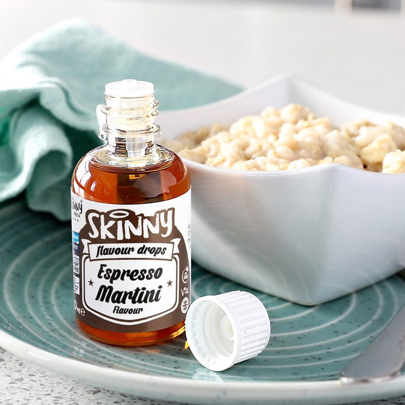 (Ausverkauf, Mindestens haltbar bis April 2025) Espresso Cocktail Zuckerfreie Skinny Flavour Drops - 50ml - theskinnyfoodco