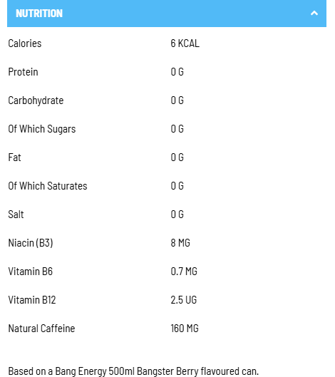 (Výprodej, minimální trvanlivost do června 2024) Bang Sugar Free Energy Drinks 500ml (2 příchutě) - theskinnyfoodco