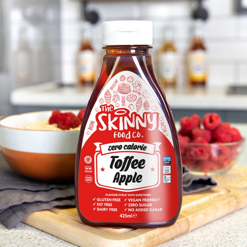 (Clearance - Past Best Before) Toffee Apple Zero Calorie Sugar Free Skinny Syrup - 425ml (Nov 24) - theskinnyfoodco