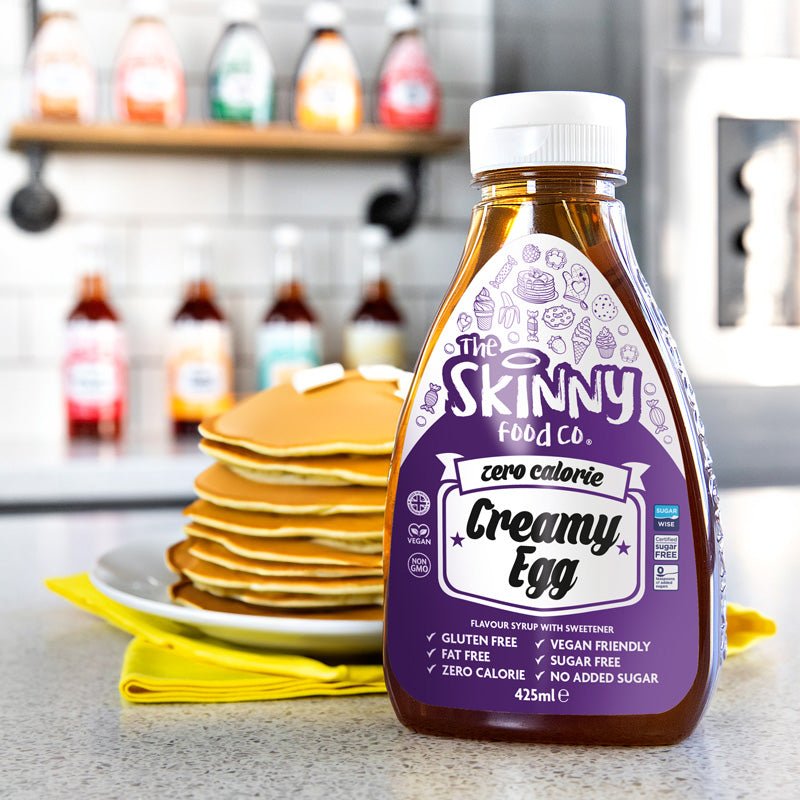 Creamy Egg Zero Calorie Sugar Free Skinny Syrup - 425ml - theskinnyfoodco