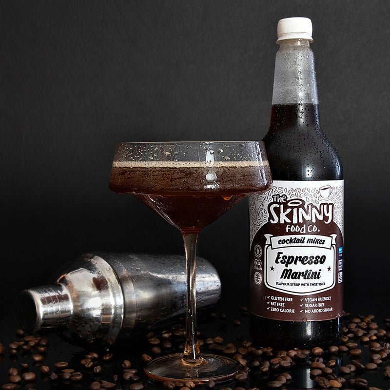 Espresso Martini Flavour Sugar Free Skinny Cocktail Mixer - 1 Litre - theskinnyfoodco