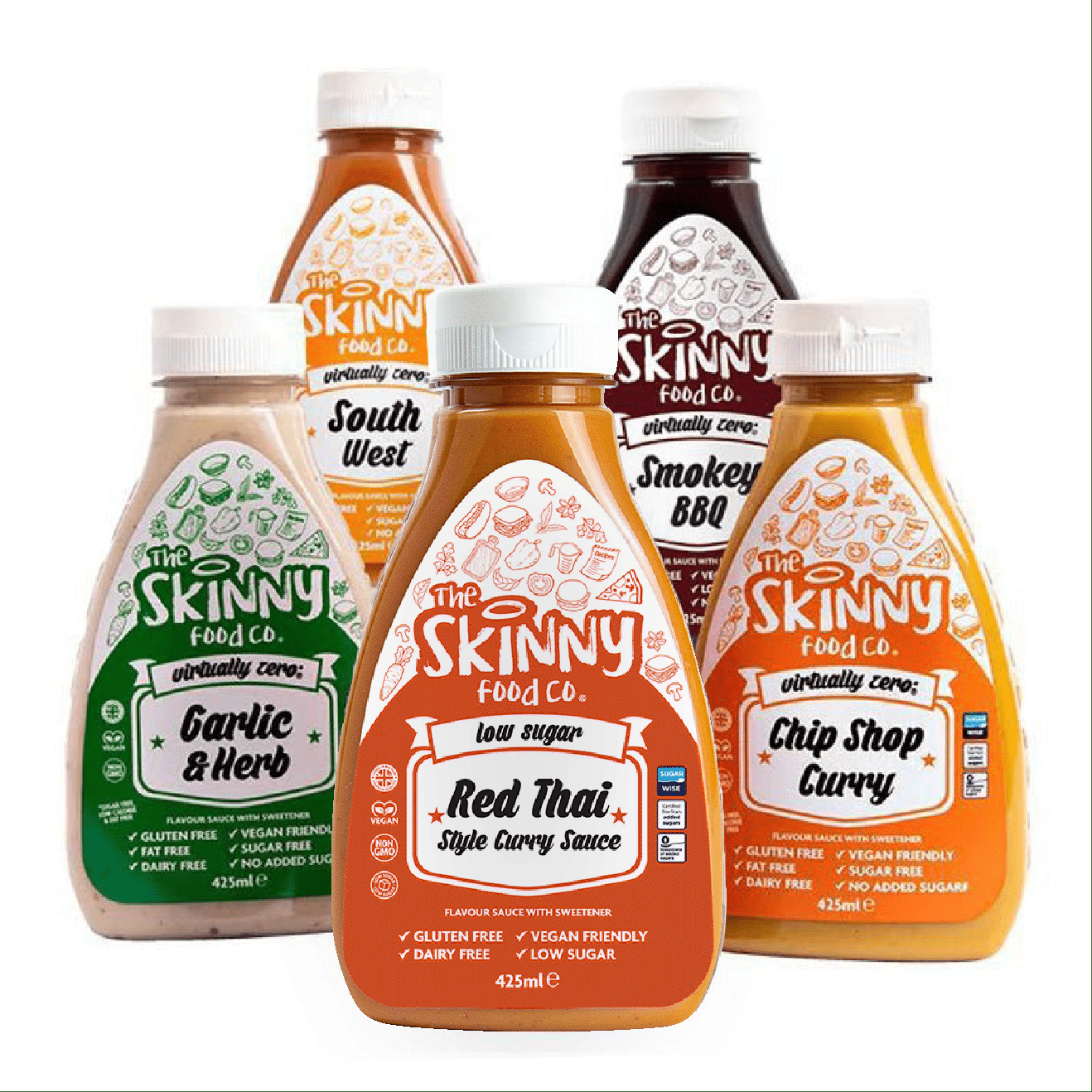 Essential Skinny Sauce Bundle - The Skinny Food Co - theskinnyfoodco