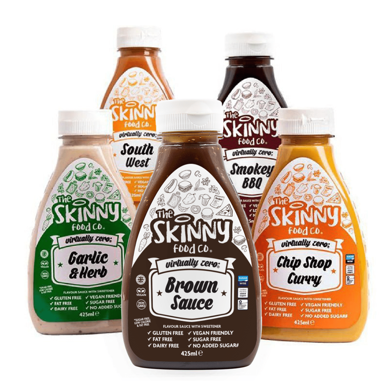 Essential Skinny Sauce Bundle - The Skinny Food Co - theskinnyfoodco