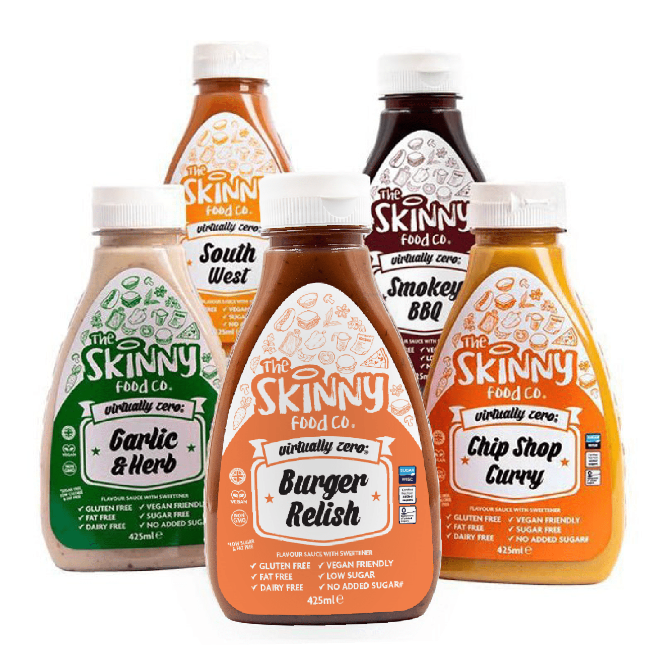 Essential Skinny Sauce Bundle - The Skinny Food Co - theskinnyfoodco