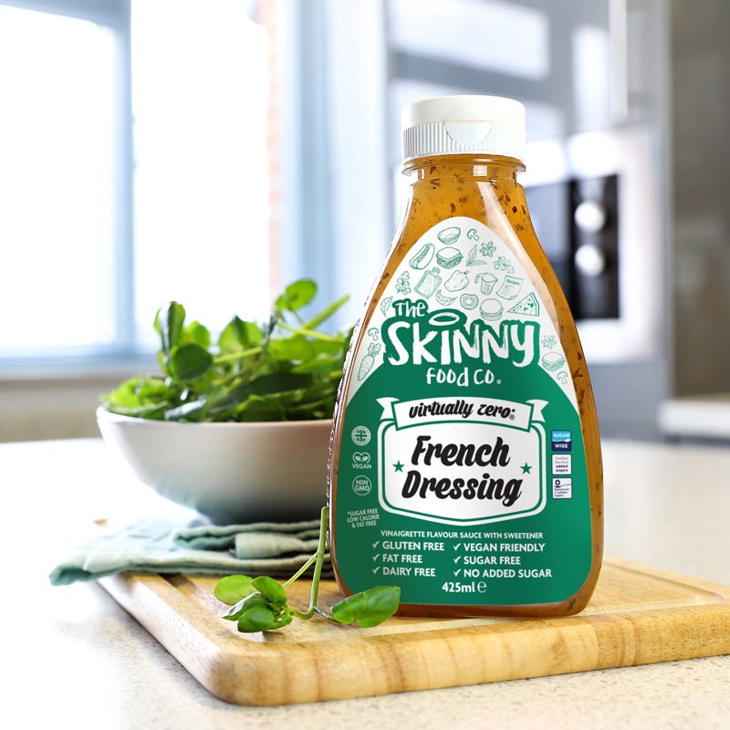 French Dressing Flavour Virtually Zero© Sugar Free Skinny Vinaigrette Salad Dressing - 425ml - theskinnyfoodco