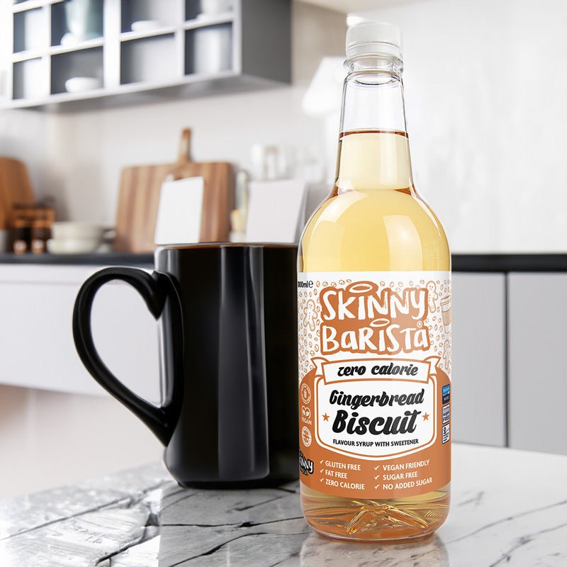 Gingerbread Syrup - Zero Calorie Sugar Free Skinny Coffee Syrup - 1 Litre - theskinnyfoodco