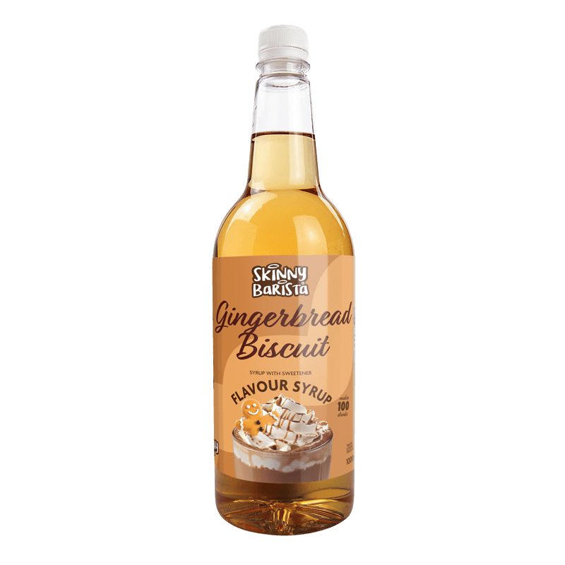 Gingerbread Syrup - Zero Calorie Sugar Free Skinny Coffee Syrup - 1 Litre - theskinnyfoodco