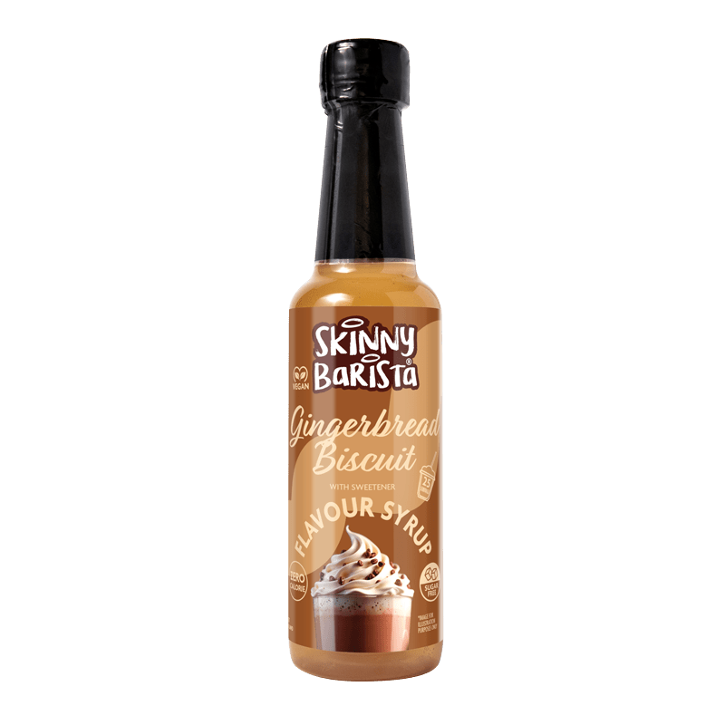 Gingerbread Syrup - Zero Calorie Sugar Free Skinny Coffee Syrup - 250ml - theskinnyfoodco