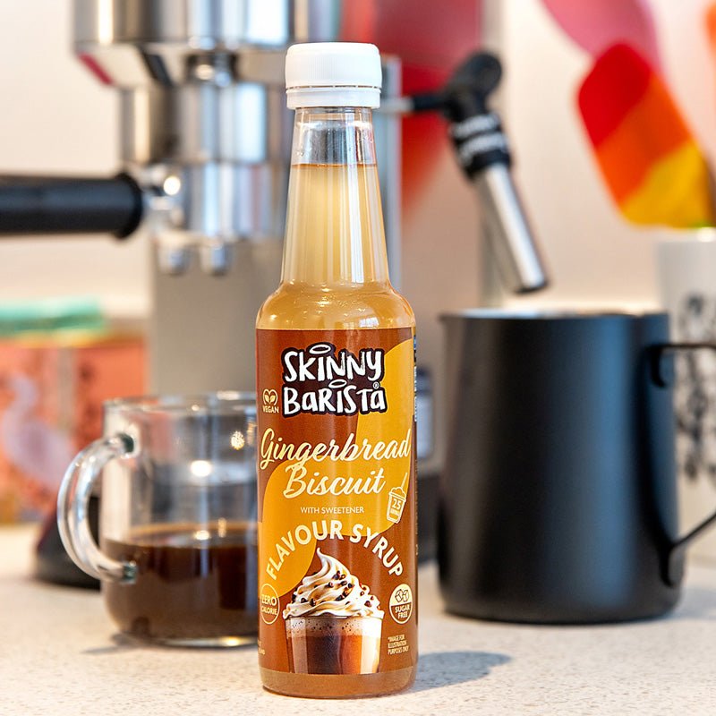 Gingerbread Syrup - Zero Calorie Sugar Free Skinny Coffee Syrup - 250ml - theskinnyfoodco
