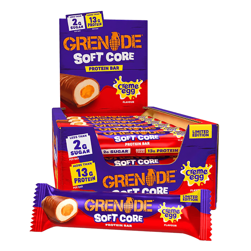 Grenade Soft Core Creme Egg Protein Bar 45g x 18 - theskinnyfoodco