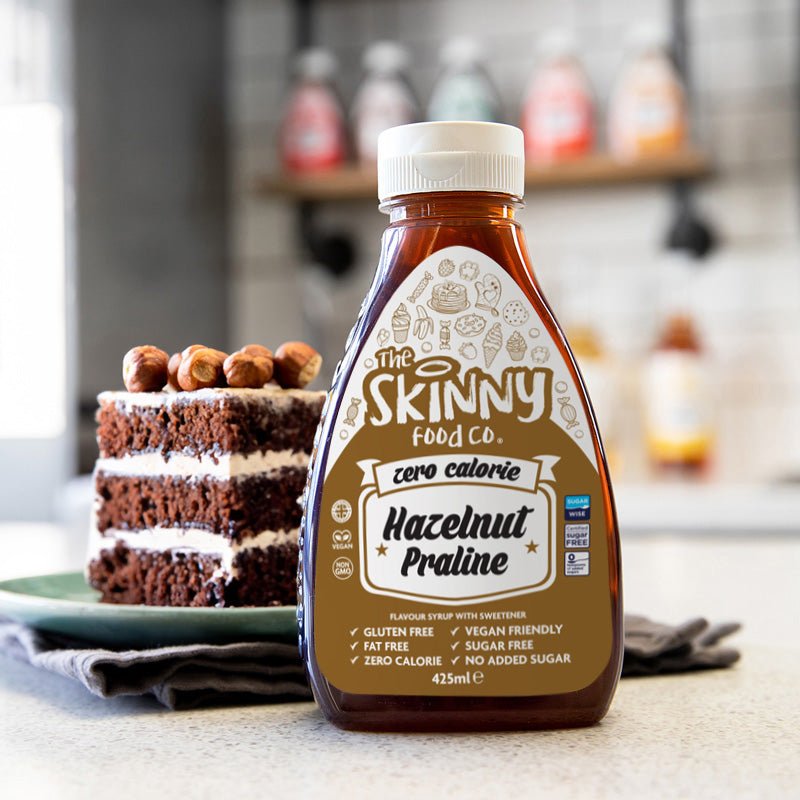 Hazelnut Praline Zero Calorie Sugar Free Skinny Syrup - 425ml - theskinnyfoodco