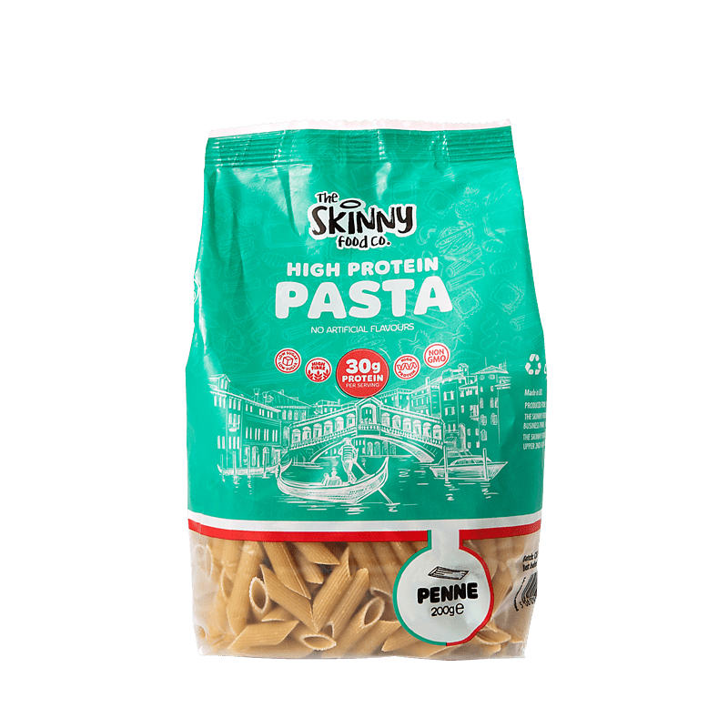High Protein Skinny Penne Pasta (30g Protein Per Serving) - 200g - theskinnyfoodco