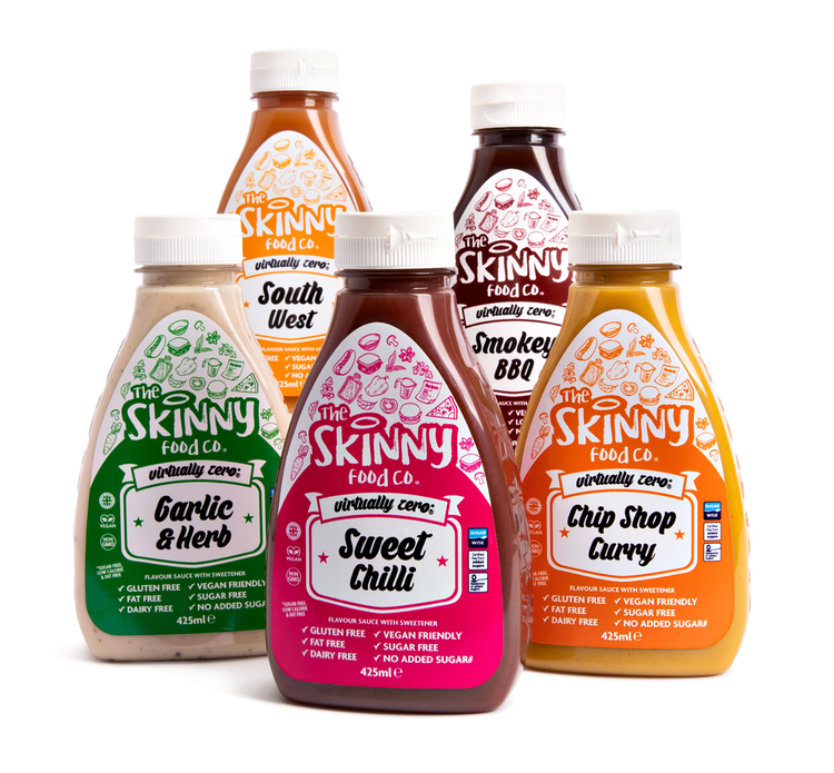 The Skinny Food Co Official Site Zero Calorie Syrups Sauces & Snacks