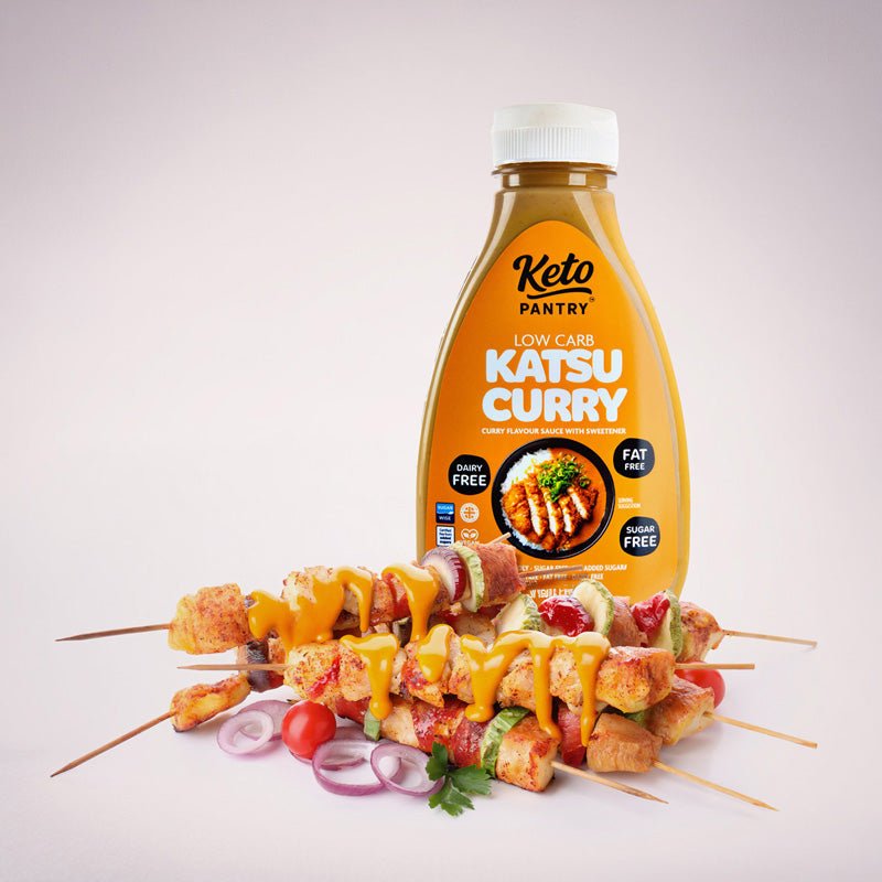 Keto Pantry Katsu Curry Virtually Zero Sugar Free Sauce - 425ml - theskinnyfoodco
