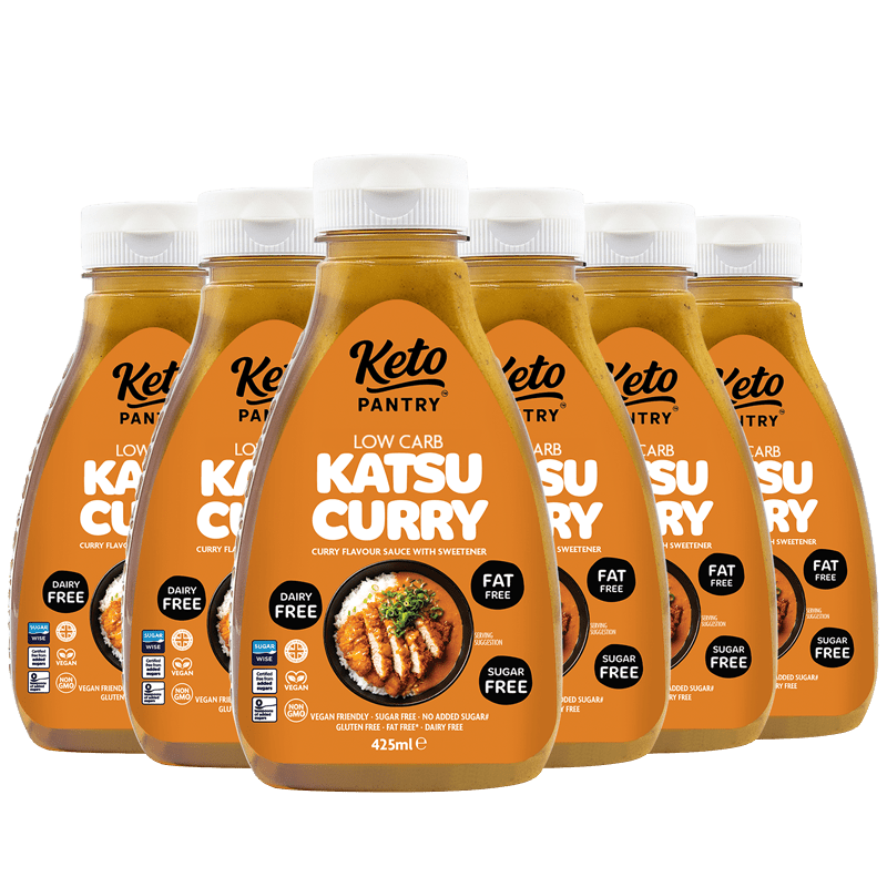 Keto Pantry Katsu Curry Virtually Zero Sugar Free Sauce - 425ml (Single or Case of 6) - theskinnyfoodco
