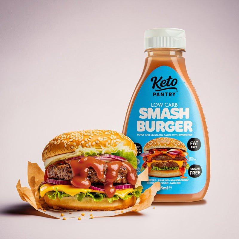 Keto Pantry Smash Burger Virtually Zero© Calorie Skinny Sauce - 425ml - theskinnyfoodco
