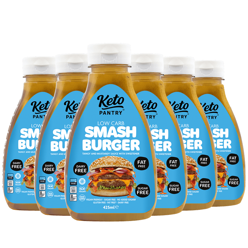 Keto Pantry Smash Burger Virtually Zero© Calorie Skinny Sauce - 425ml (Single or Case of 6) - theskinnyfoodco